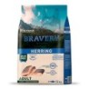 Ração para cão bravery herring (arenque) adult large/medium