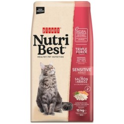 Ração para gato picart nutribest cat adult sensitive