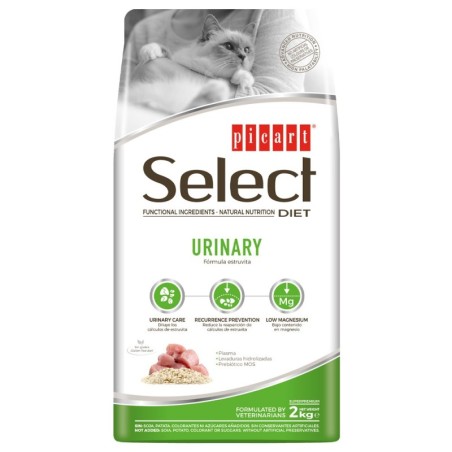 Ração para gato picart select diet urinary