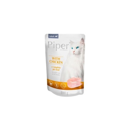 Comida húmida para gato piper cat with chicken 100 g