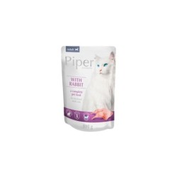 Comida húmida para gato piper cat with rabbit sterilised 100 g