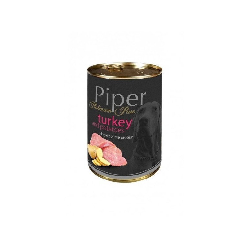 Comida húmida para cão piper platinum pure – turkey with potatoes