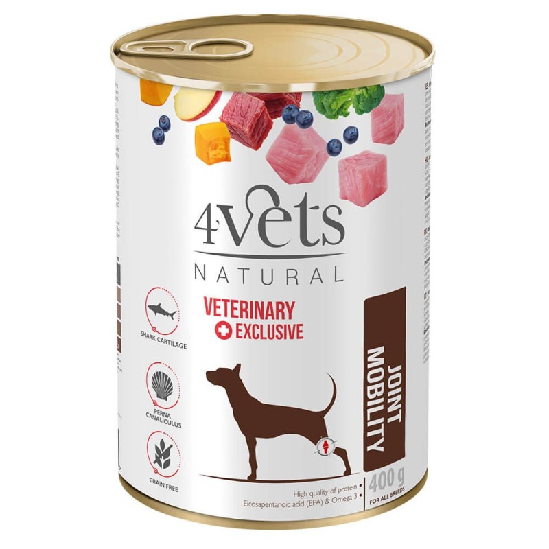 Comida húmida para cão 4vets joint mobility