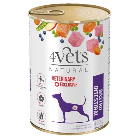 Comida húmida para cão 4vets gastro intestinal