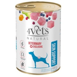 Comida húmida para cão 4vets skin support