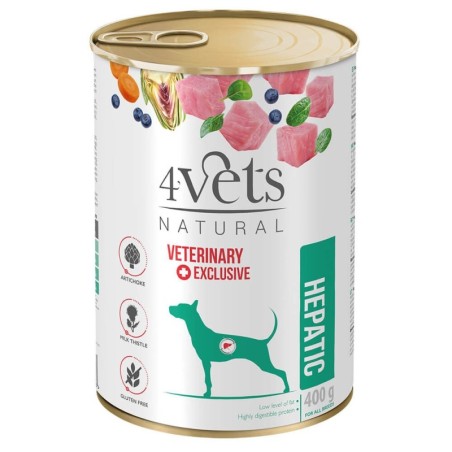 Comida húmida para cão 4vets hepatic