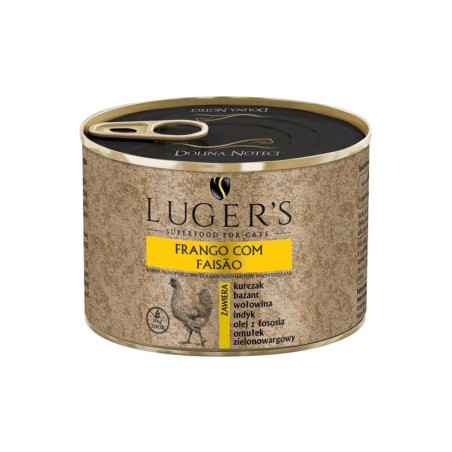 Comida húmida para gato luger's chicken with pheasant