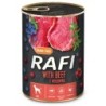 Comida húmida para cão rafi paté with beef, blueberry and cranberry