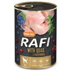 Comida húmida para cão rafi paté with quial, blueberry and cranberry