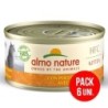 Comida húmida para gato almo hfc mega pack - kitten - frango (6 uni. x latas de 70gr)