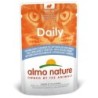 Comida húmida para gato almo cat daily - bacalhau e camarao (30uni. x saqueta 70 gr)