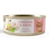 Comida húmida para gato amity super premium cat "chicken & duck" (lata 80 gr.)