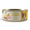 Comida húmida para gato amity super premium cat "chicken & rabbit" (lata 80 gr.)