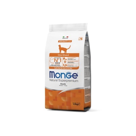Ração para gato monge gato monoprotein line sterlised pato