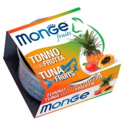 Comida húmida para gato monge fruits gato atum e fruta