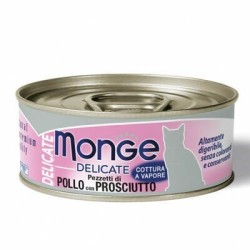 Comida húmida para gato monge delicate gato frango e fiambre