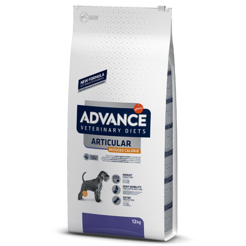 Ração para cão advance vet dog articular care red.calorie