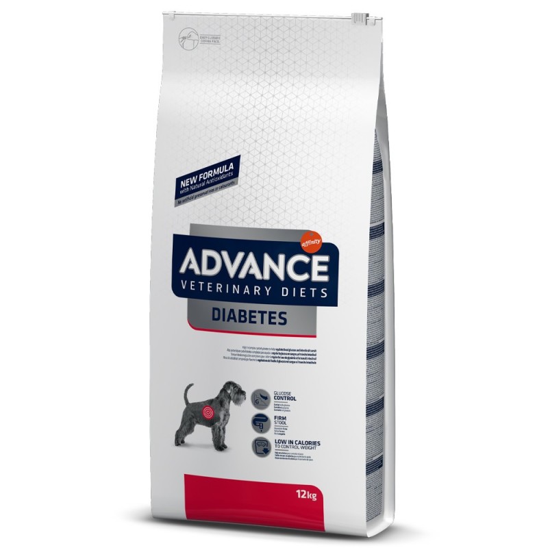 Ração para cão advance vet dog diabetic colitis