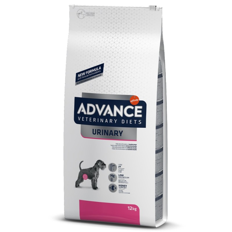 Ração para cão advance vet dog urinary