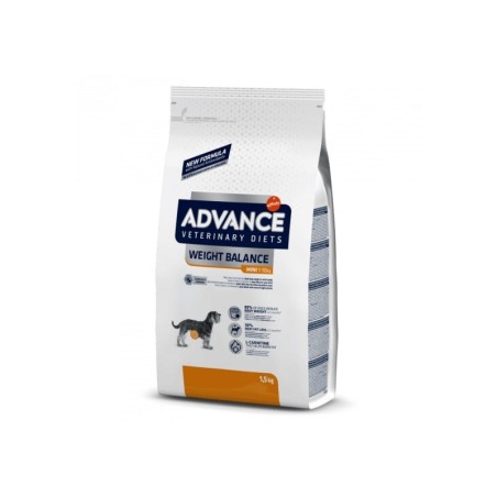 Ração para cão advance vet dog weight balance mini