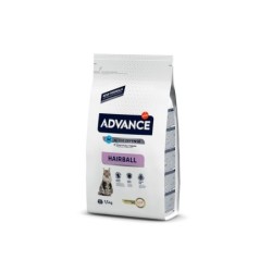 Ração para gato advance cat hairball t&r