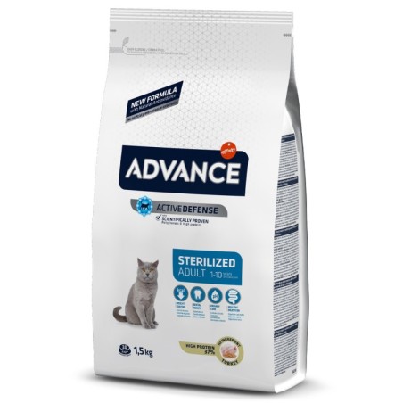Ração para gato advance cat sterilized peru