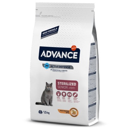 Ração para gato advance cat sterilized senior (10 anos)