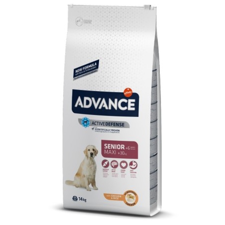 Ração para cão advance dog maxi senior chicken & rice