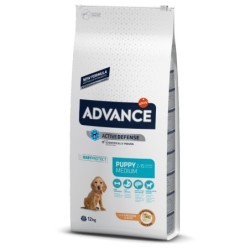 Ração para cão advance dog medium puppy chicken & rice