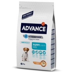 Ração para cão advance dog mini puppy chicken & rice