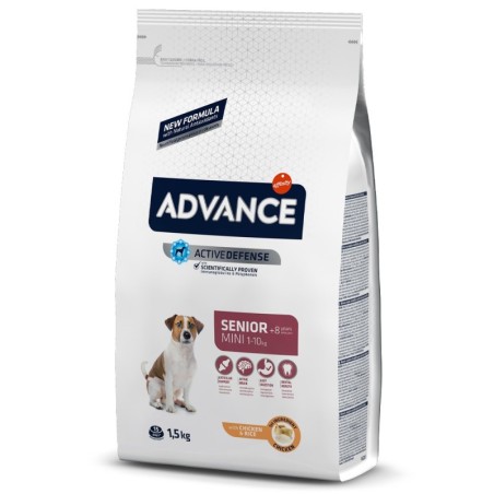 Ração para cão advance dog mini senior