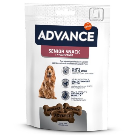 Snacks para cão advance dog snacks senior (+7 anos)