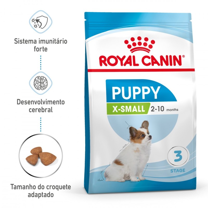 Ração para cão royal canin x-small puppy