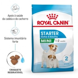 Ração para cão royal canin mini starter