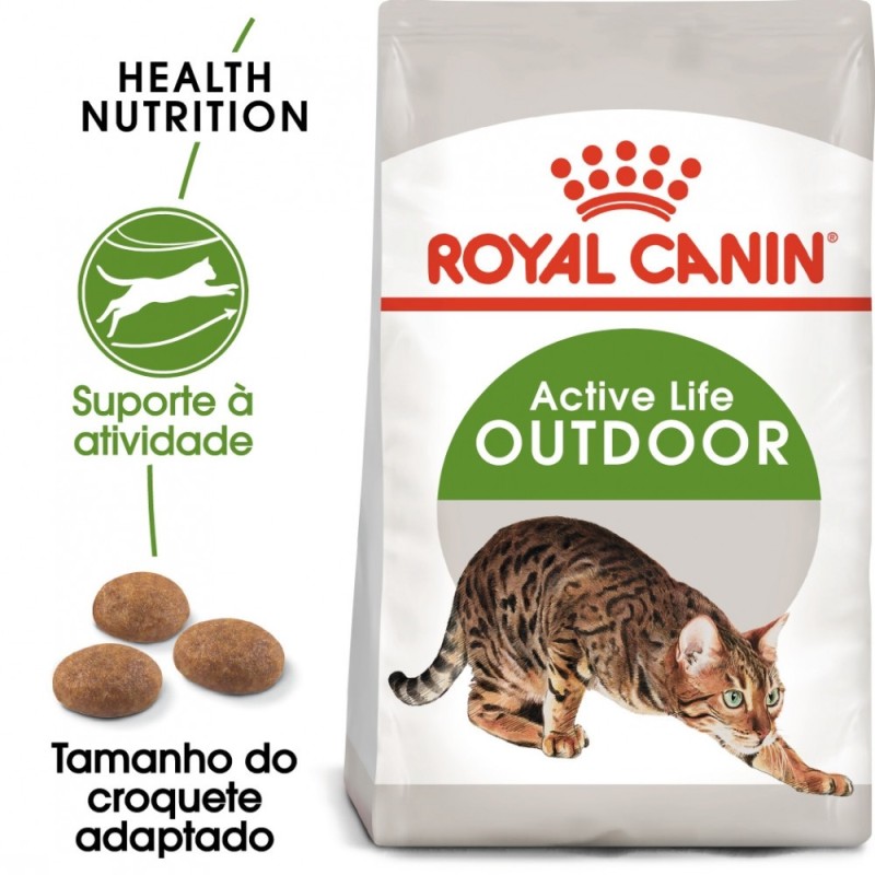Ração para gato royal canin outdoor 30