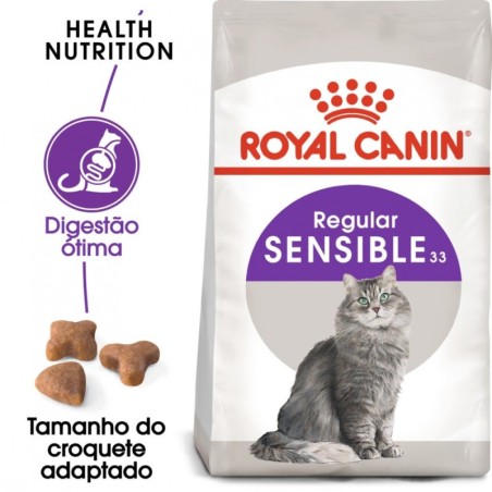 Ração para gato royal canin sensible 33