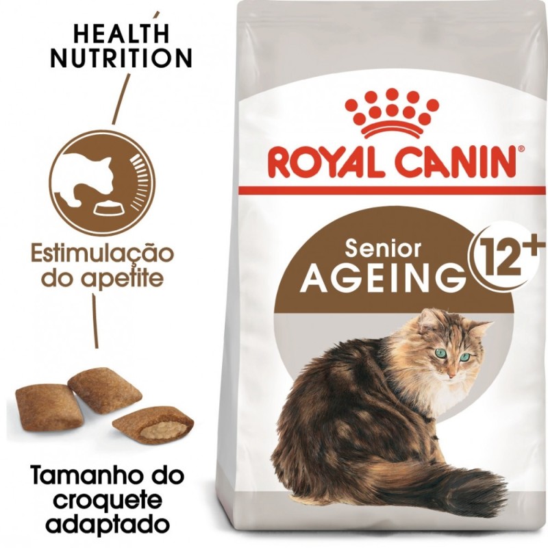 Ração para gato royal canin ageing 12+