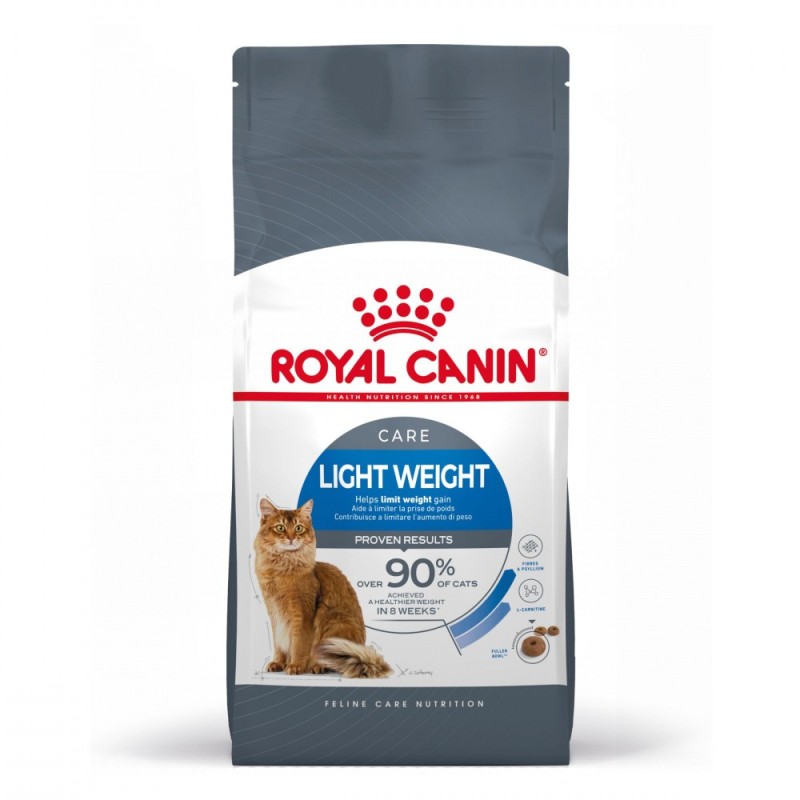 Ração para gato royal canin light weight care