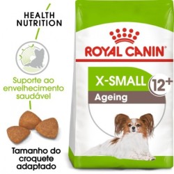 Ração para cão royal canin x-small ageing 12+