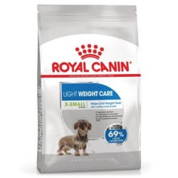 Ração para cão royal canin x-small light weight care