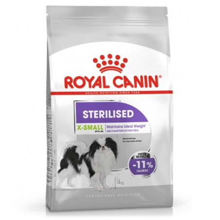 Ração para cão royal canin x-small sterilised