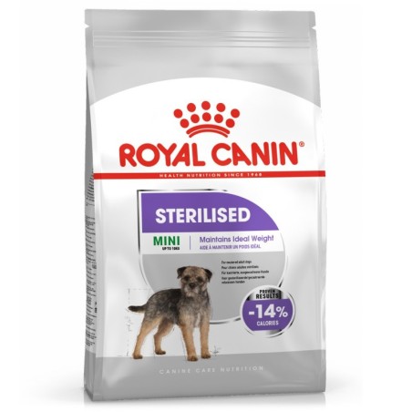 Ração para cão royal canin mini sterilised