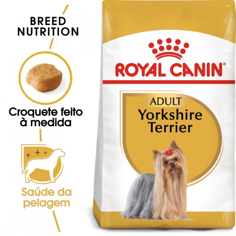 Ração para cão royal canin yorkshire terrier adult