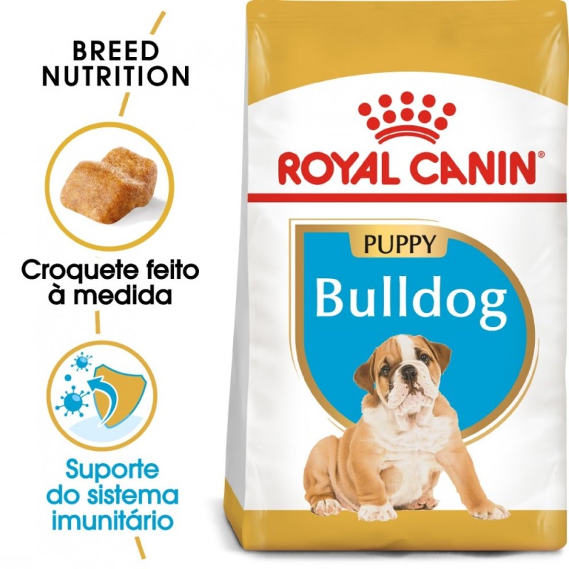 Ração para cão royal canin bulldog adult