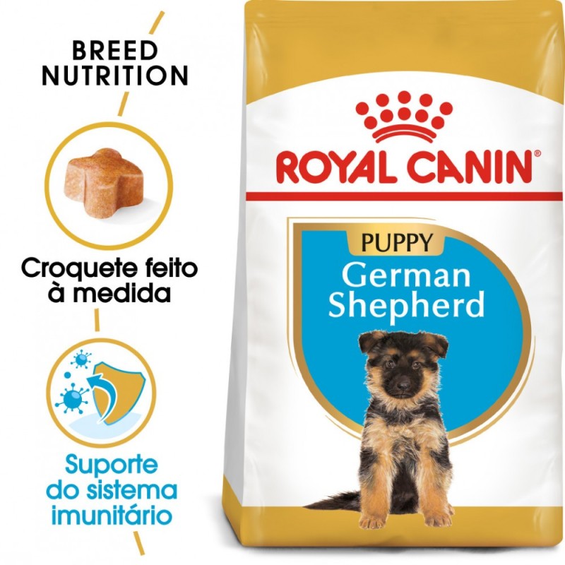 Ração para cão royal canin german shepherd adult