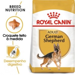 Ração para cão royal canin german shepherd adult 5+