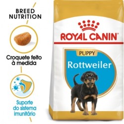 Ração para cão royal canin rottweiler puppy