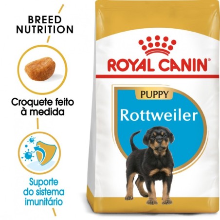 Ração para cão royal canin rottweiler puppy
