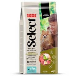 Ração para cão picart select mini adult lamb and rice