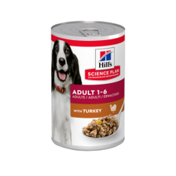 Comida húmida para cão hill´s science plan canine adult pavo